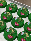 Grinch's Heart Bath Bomb