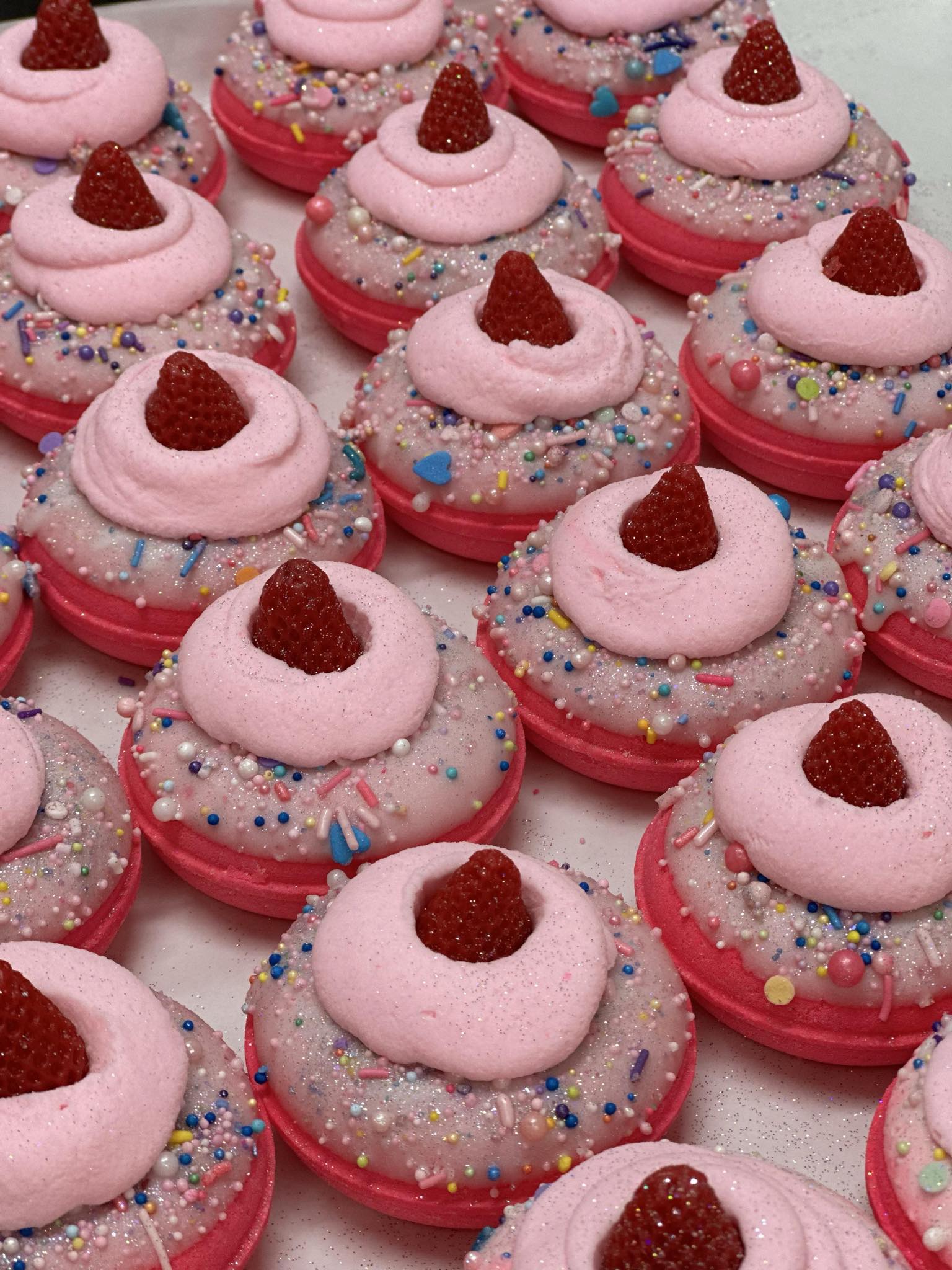 Strawberry Donut Bath Bomb
