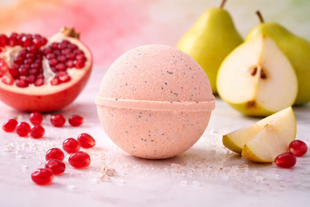 Pear & Pomegranate Bath Bomb