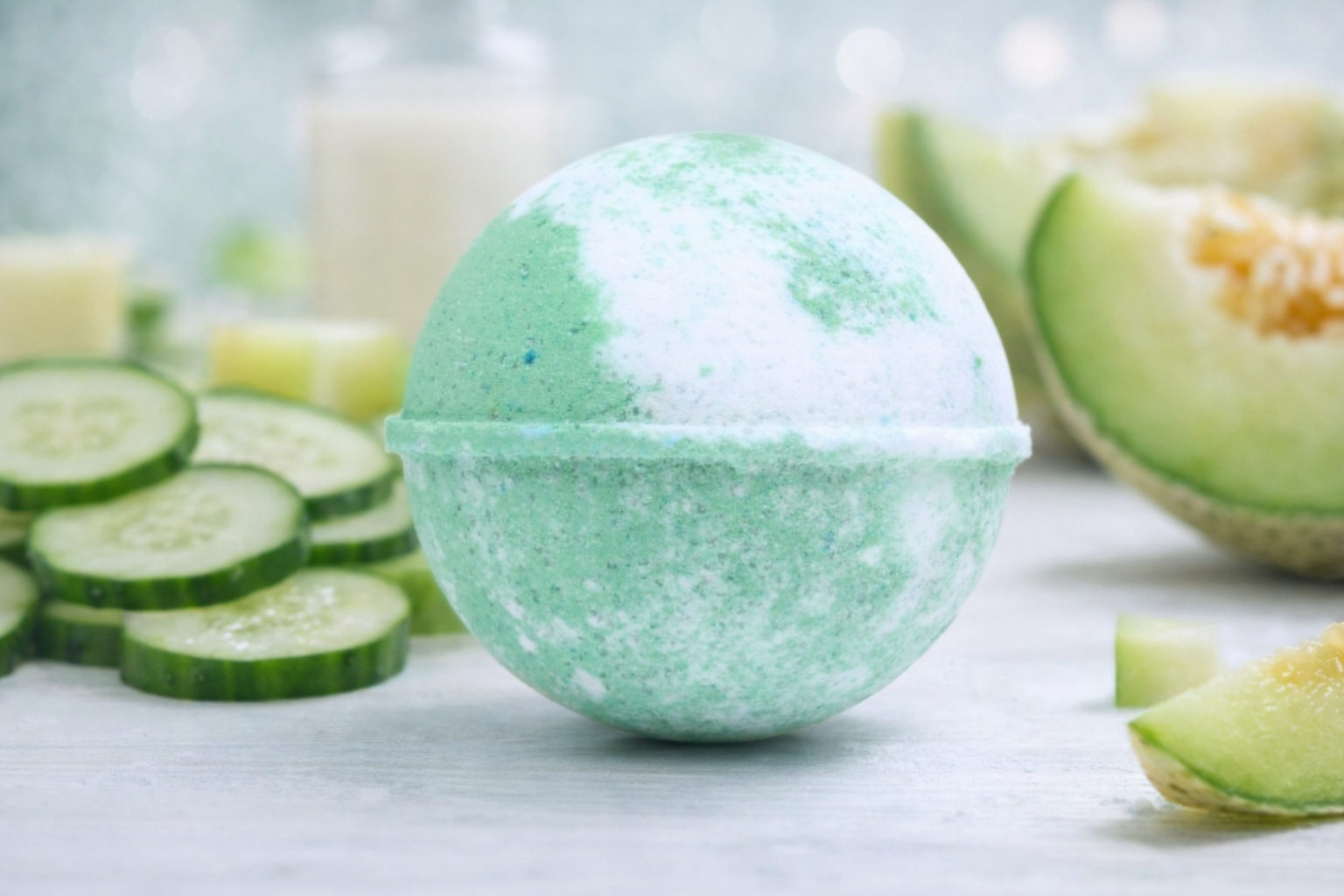 Cucumber Melon Bath Bomb