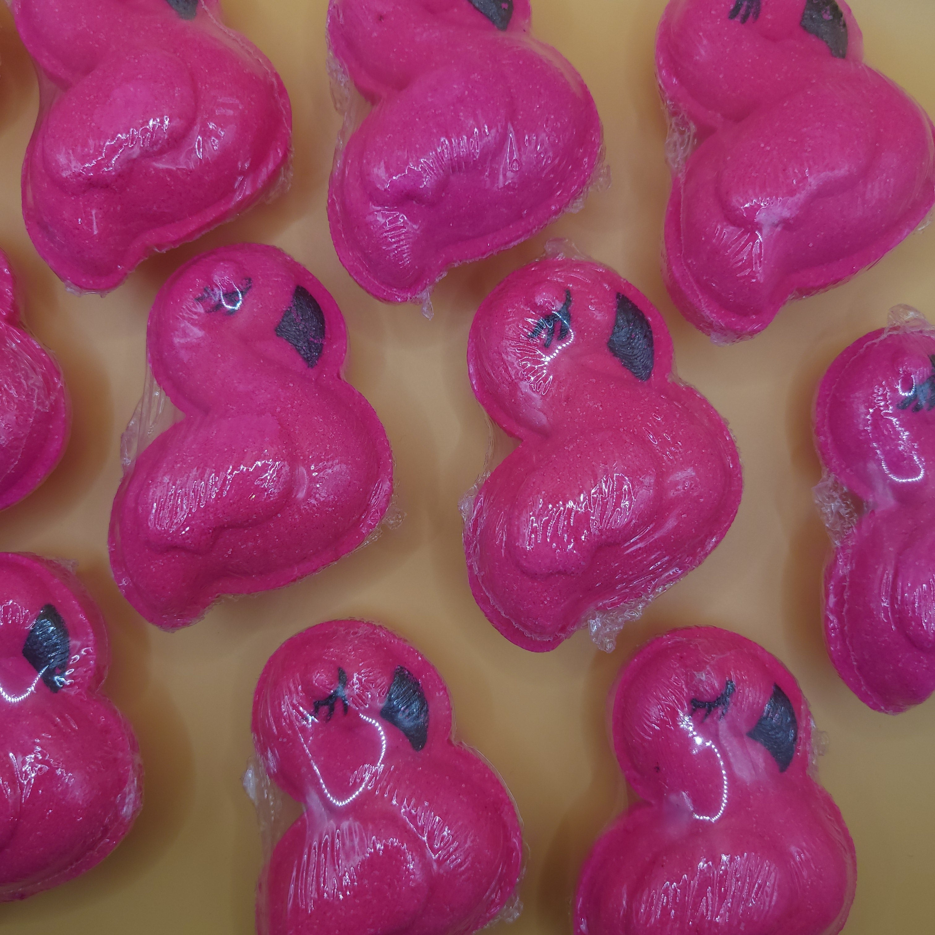 Flock of Flamingos Bath Bomb Set