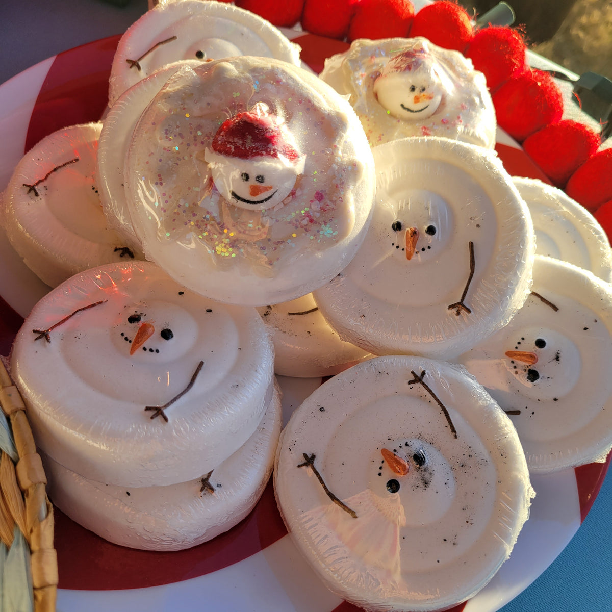 Melted Snowman Bath Bomb