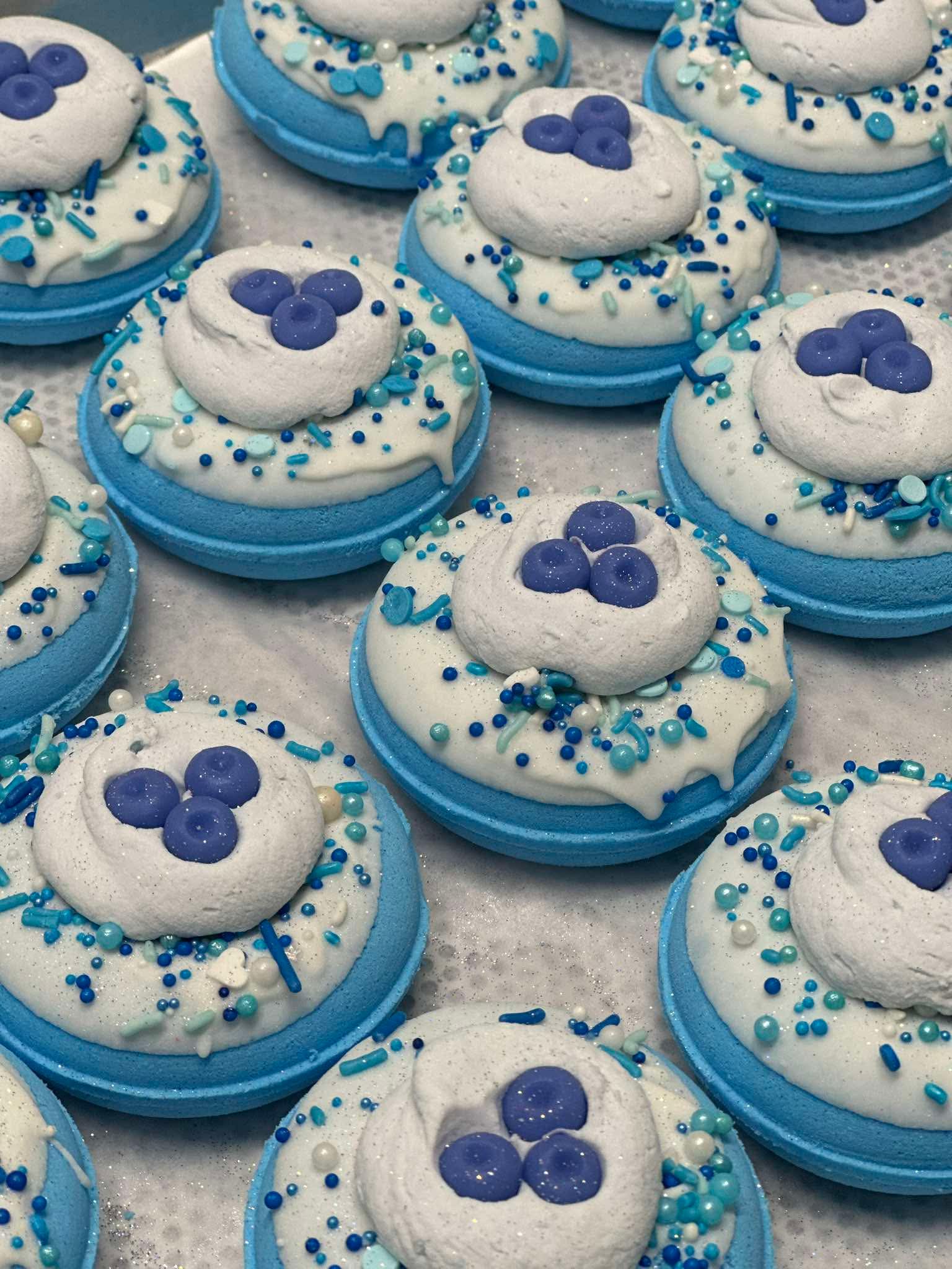 Blueberry Donut Bath Bomb