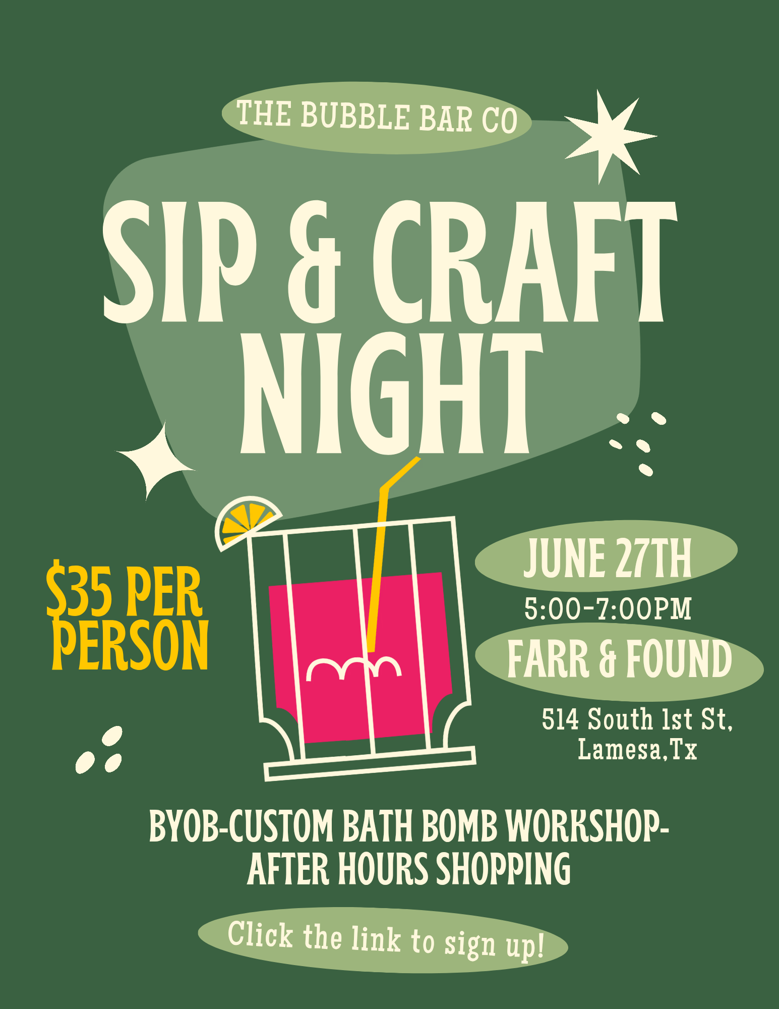 Sip & Craft Night Tickets